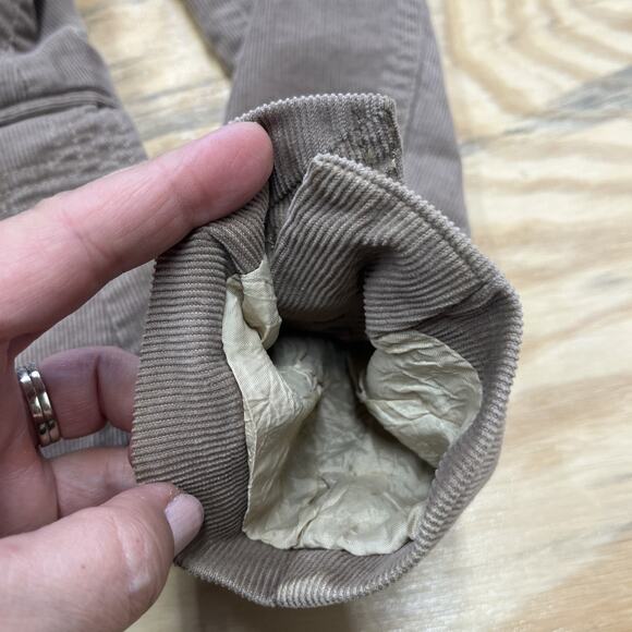 J Crew Corduroy Y2K Blazer Jacket Women's Small Beige Tan Preppy Stretch Boho - Picture 11 of 16